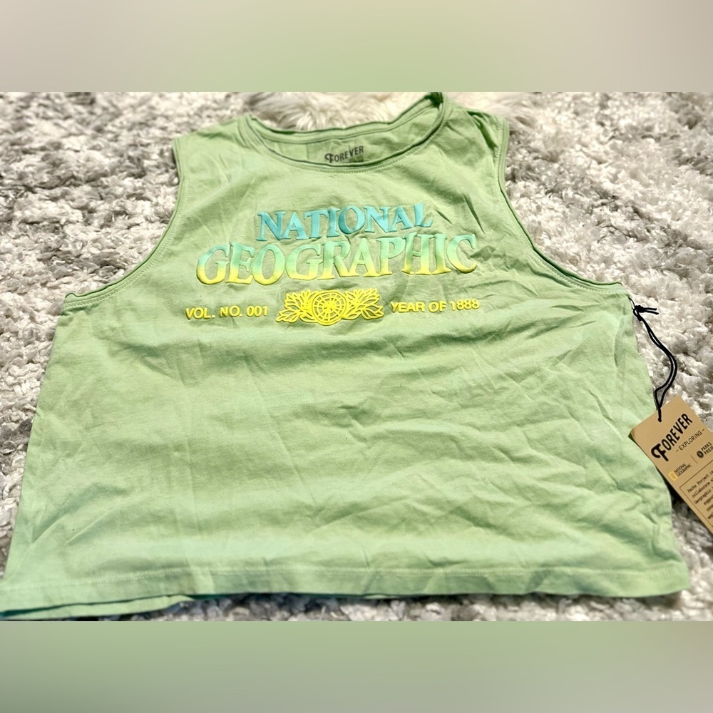 RARE National Geographic × Parks Project NWT Border Women's Muscle Tank—S